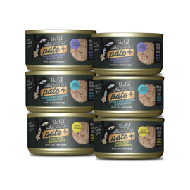 Pack mixto de 6 latitas de paté para gatos con recetas de pollo