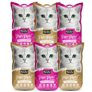 Kit Cat Purr Purée Urinary Care Snack Premio Gatos Pack De 6