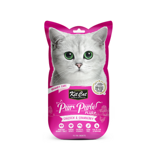 Kit Cat Purr Purée Urinary Care Snack Premio Gatos Pack De 6