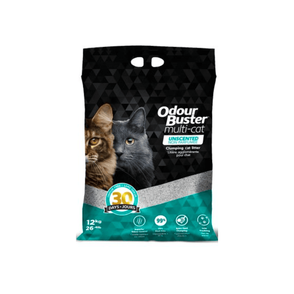 Arena para Gatos Odour Buster Multicat 12 Kg