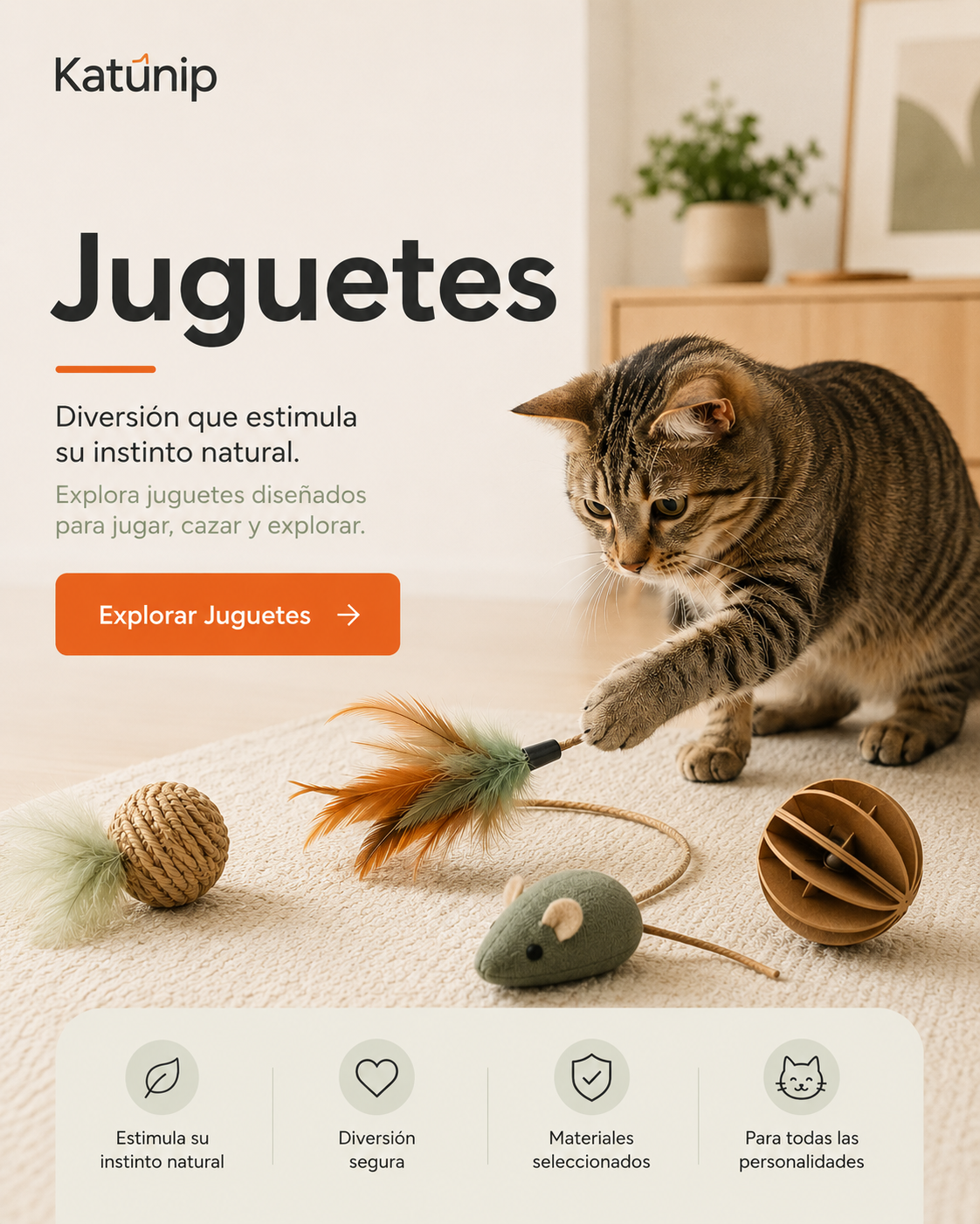 Categoria juguetes en gatos