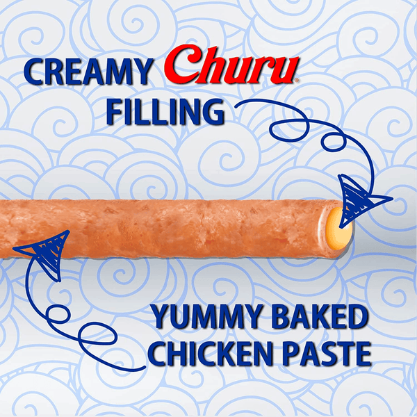 Imagen Palito de rolls relleno con pasta de churu