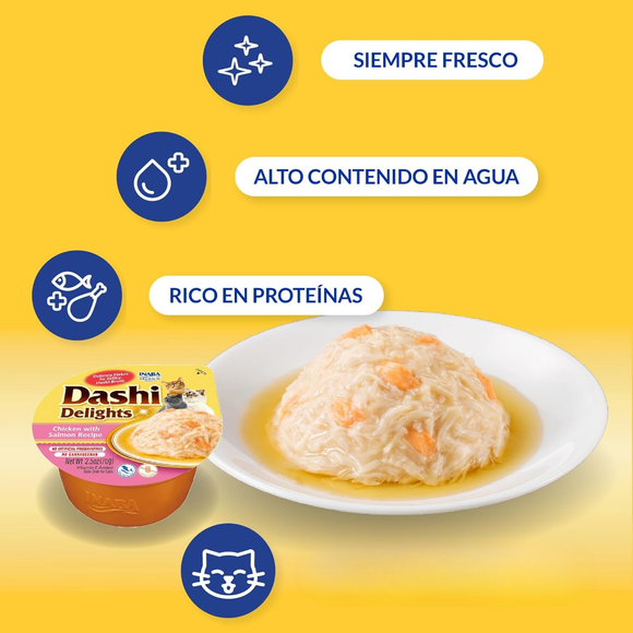 Dashi Delights - Pack 4 sabores - Broth Húmedo Gatos