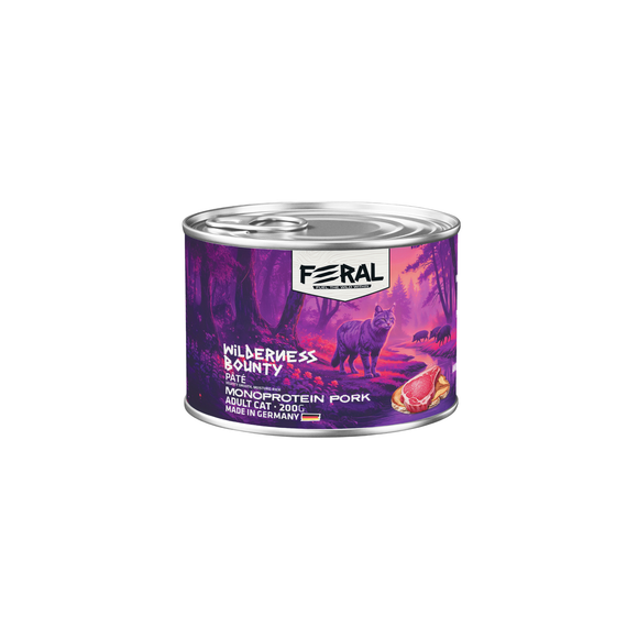 Feral Gatos 3 Variedades | Pack 6 latas Allimento Húmedo