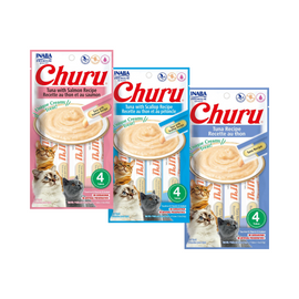 Churu Gatos - Pack 9 Variedades Atún - 36 Tubitos - 0