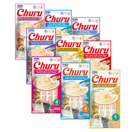 Churu Gatos - Pack 9 Variedades Atún - 36 Tubitos