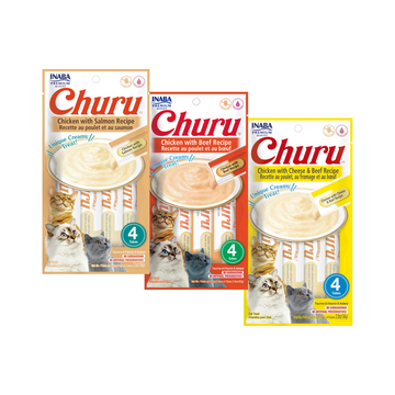 Churu Gatos - Pack 9 Variedades Pollo - 36 Tubitos - 0