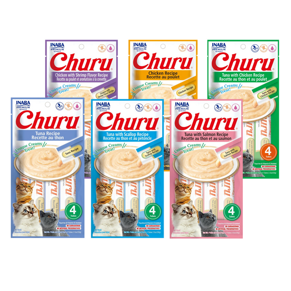 Churu Gatos - Pack De 6 - Variedades Clásicas