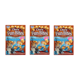 Churu Fun Bites Atún Ostión - Pack de 3 - Snack Premio Gatos