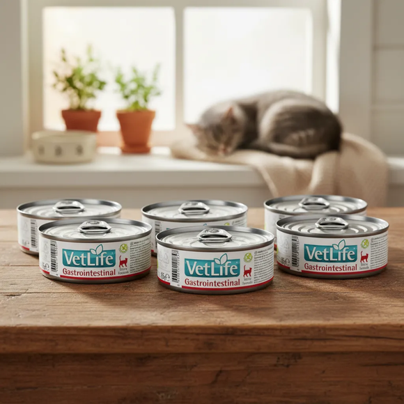 Vetlife Gastrointestinal Gatos | Pack 6 Latitas 85g