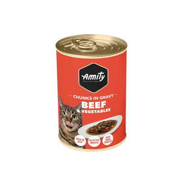 Amity Chunks Variedades | Pack 6 latas | Alimento Húmedo Gato - 0