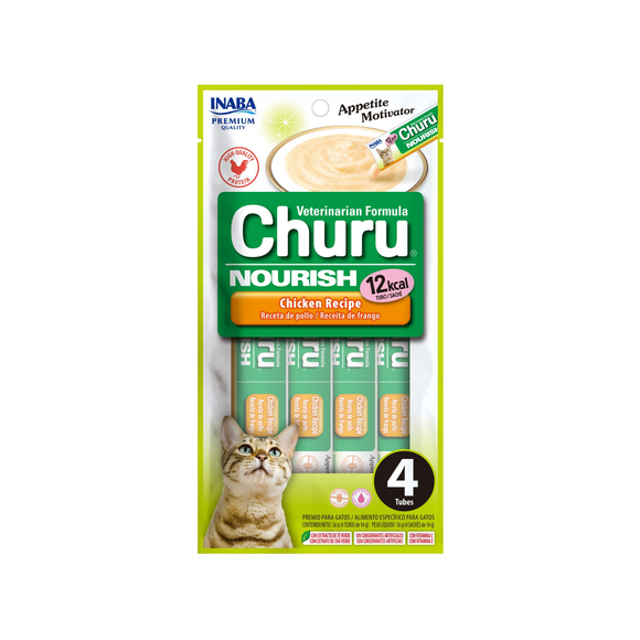 Churu Nourish Variedades Gato - Pack 6 envases (24 tubitos)
