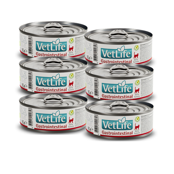 Vetlife Gastrointestinal Gatos | Pack 6 Latitas 85g