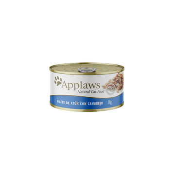Pack 6 latas Atún con Cangrejo Applaws - Alimento Húmedo Gatos - 0