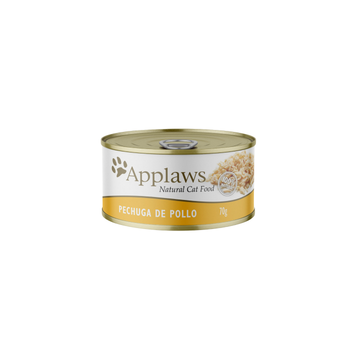 Pack 6 latas Pechuga de Pollo Applaws - Alimento Húmedo Gatos - 0