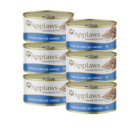 Pack 6 latas Atún con Cangrejo Applaws - Alimento Húmedo Gatos