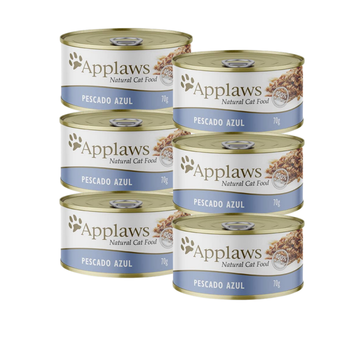 Pack 6 latas Pescado Azul Applaws - Alimento Húmedo Gatos