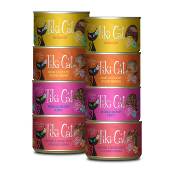 Tiki Cat Grill Variedades - Pack 8 latas - Alimento Húmedo Gatos