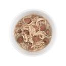 Tiki Cat After Dark Chicken Recipe desmenuzado en caldo muestra