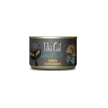 Tiki Cat After Dark Chicken Recipe desmenuzado en caldo