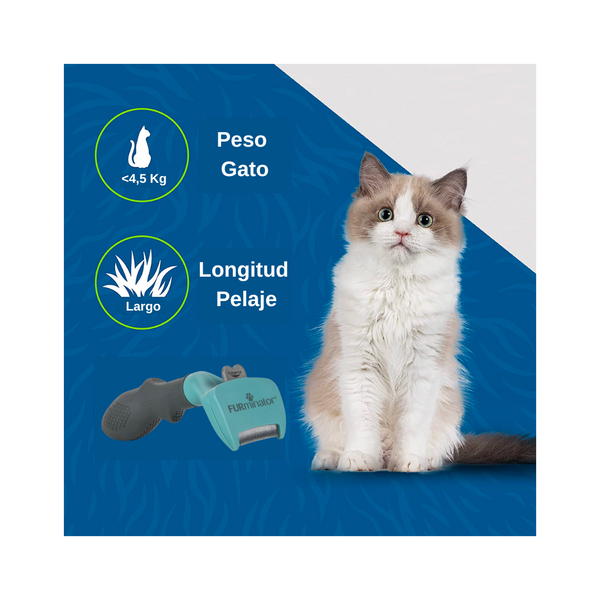 Cepillo para Gatos Pequeños de pelo largo Furminator