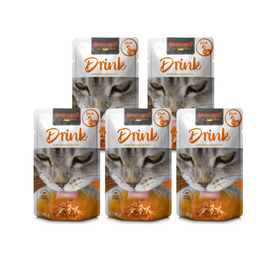Leonardo Drink Pato - Pack de 5 - Snack Premio Húmedo