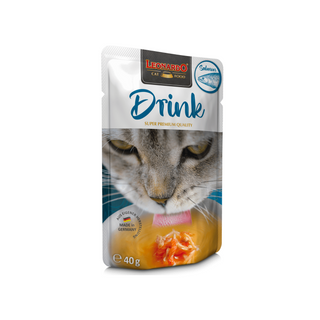Leonardo Drink Salmón - Pack de 5 - Snack Premio Húmedo