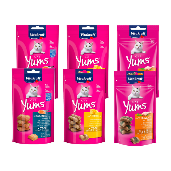 Yums Cat Vitakraft Variedades - Pack de 6