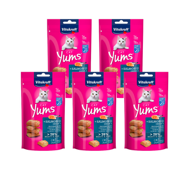 Yums Cat Vitakraft Salmón - Pack de 5