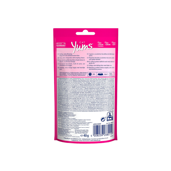 Yums Cat Vitakraft Queso - Pack de 5