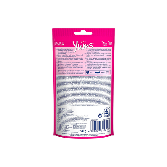 Yums Cat Vitakraft Pollo - Pack de 5