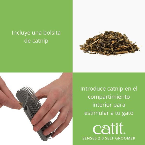 Cepillo masajeador de pared CATIT Self Groomer - Gato