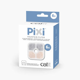 Filtro Triple Acción Para Fuente Catit Pixi - Pack 6 Uds