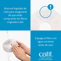 Fuente Bebedera Catit Flower Fountain de Acero Inoxidable 3 Litros
