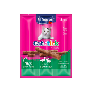 Cat Stick Treats Pato y Conejo Vitakraft - Pack de 5 - 0