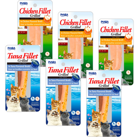 Filete Grillado Gatos - Pack De 6 - Variedades Atún y Pollo