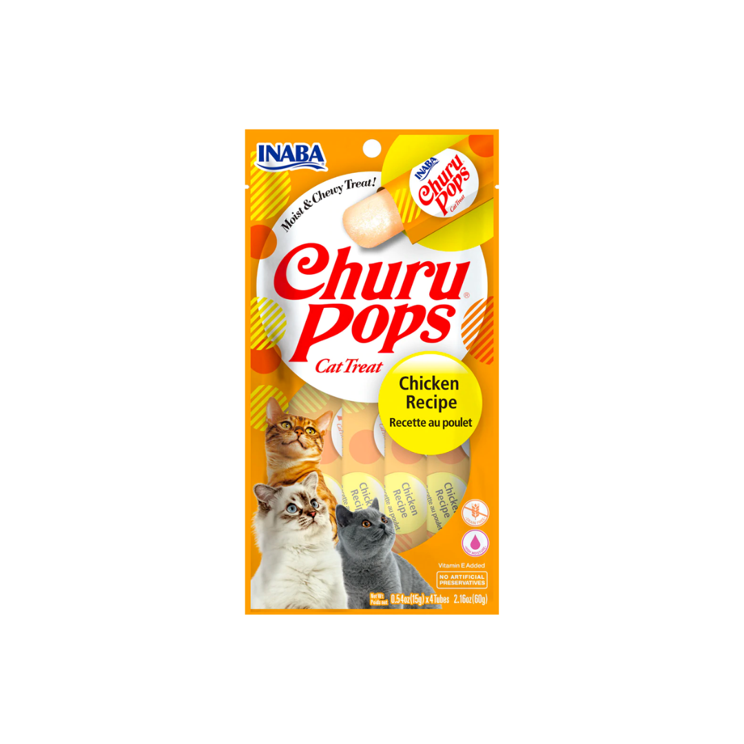 Pack Churu Pops Gato - 6 Unidades | Katunip Cat Store