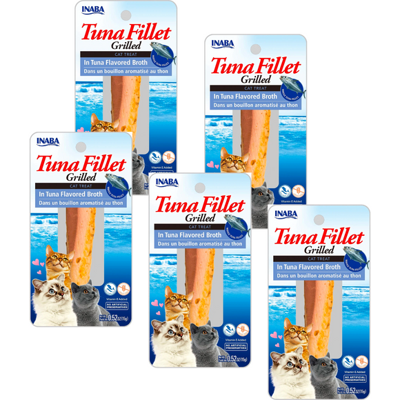 Filete Grillado Atún - Pack De 5 - Snack Premio Gatos