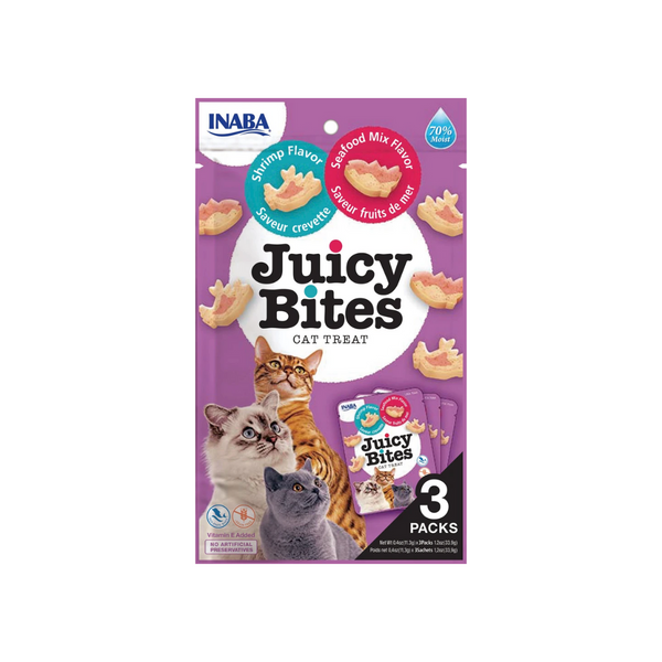 Juicy Bites Mix Variedades - Pack de 6 - Snack Premio Gatos