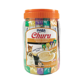 Churu Gatos - Tarro Variedades Pollo - 50 Tubitos