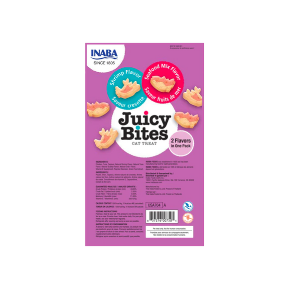 Juicy Bites Mix Variedades - Pack de 6 - Snack Premio Gatos