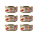 Alimento Húmedo para Gatos Kitten En Lata Amity Atún y Salmón. Pack 6 unidades