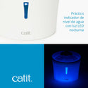 Fuente Bebedera Catit Flower Fountain Led 3 Litros