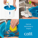 Fuente Bebedera Catit Flower Fountain Led 3 Litros-7