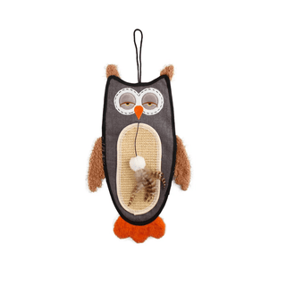 Rascador Juego para Gatos Gigwi Buho con Catnip