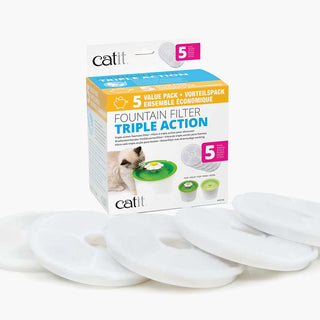 CATIT Filtro para Flower Fountain 3L - Pack 5 Uds