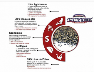 Arena para gatos AmericaLitter Ultra Odor Seal 7 Kg
