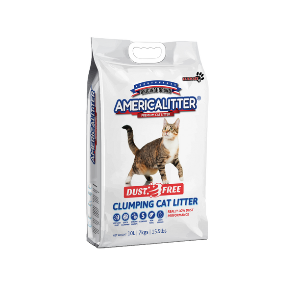Arena AmericaLitter™ Dust Free - Libre de Polvo - 7 Kg