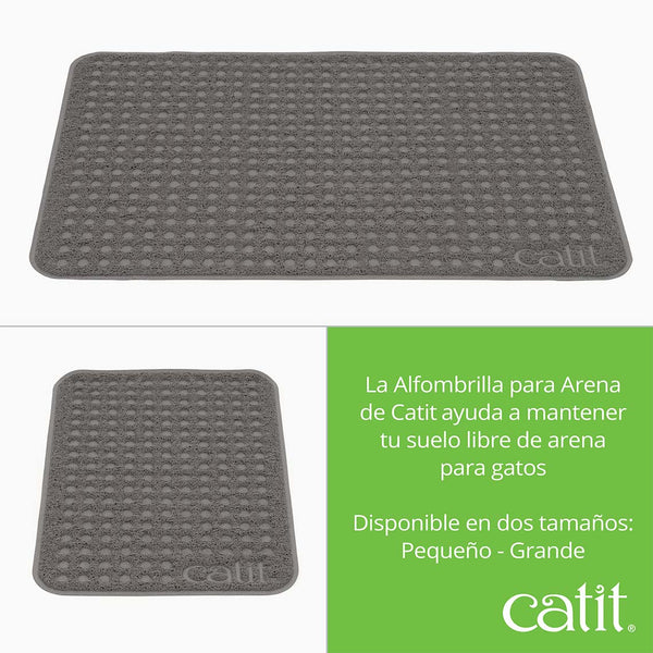 Alfombra Mat Rectangular Catit - Para Baño Arenero Pequeña
