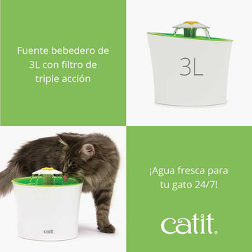 CATIT 2.0 Flower Fountain 3L - 0